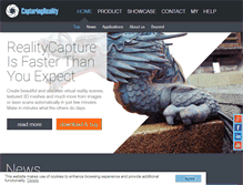 Tablet Screenshot of capturingreality.com